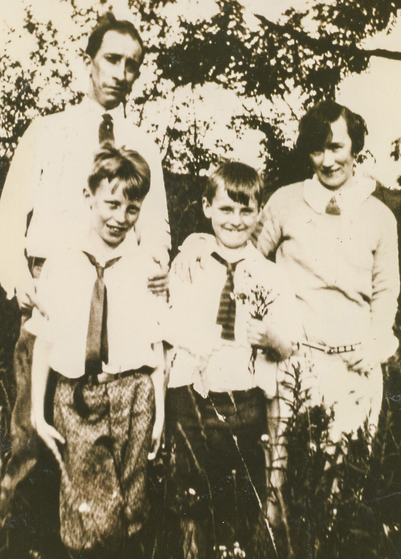 Clarkson Hendrickson, Olive Anderson and sons Carlton and Robert