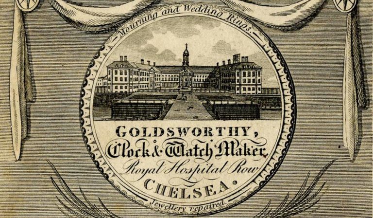 Trade card of Edward Goldsworthy