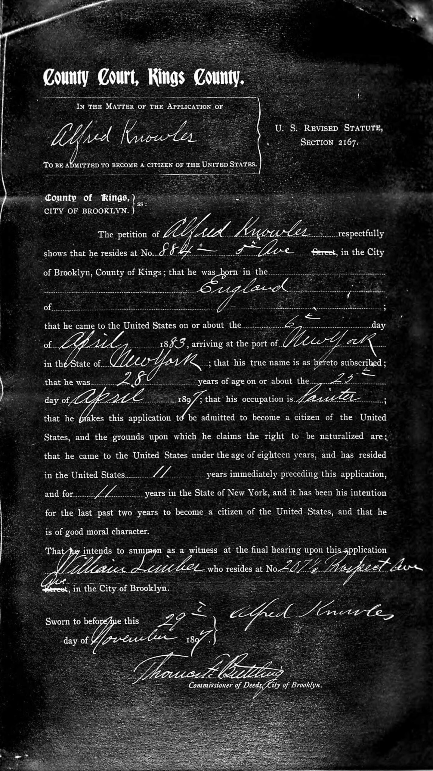 Petition for Naturalization