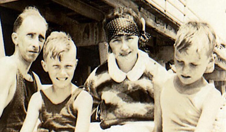 Clarkson and Olive (Anderson) Hendrickson and sons Carlton and Robert