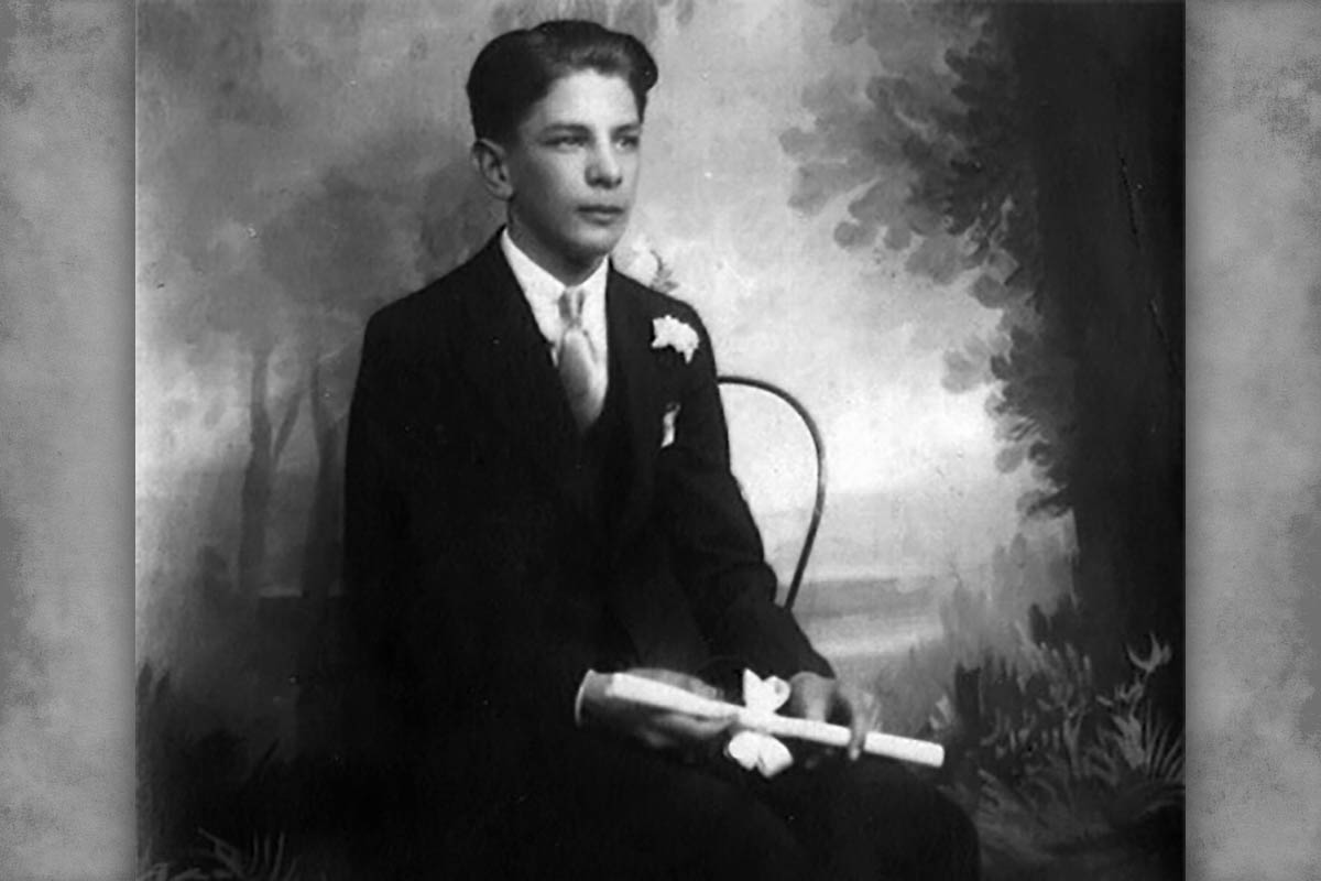 Harold Ewart graduation photo